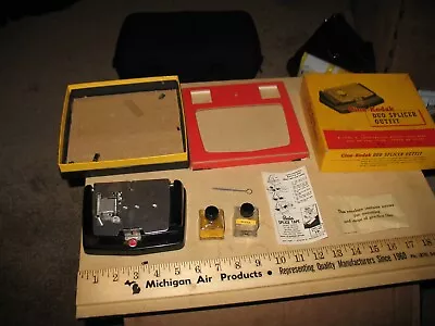 VTG CINE-KODAK DUO SPLICER OUTFIT BOX 8 & 16mm FILM SOUND & SILENT MOVIE CAMERA • $12