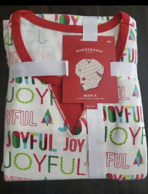 Wondershop Men's Joyful 2-piece Family Sleep Set Christmas Pajamas Size XXL  • $12.74