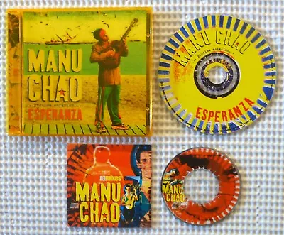 MANU CHAO Esperanza Includes Rare 3 Inch Remix Mini CD W/Sleeve Reggae Latin EX • $14.99