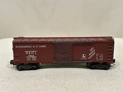 Vintage Lionel 6464-50 ~ Minneapolis & St. Louis  M&ST. L  Brown Postwar Box Car • $39.89