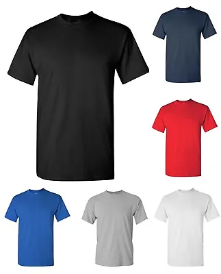 Gildan Mens Heavy 100% Cotton Bulk Plain Adult T-Shirt Tee 5000 • $32.95