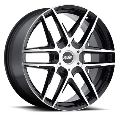 18x8 Avenue A613 Gloss Black Machined Wheel 5x110/5x115 (40mm) • $194.40