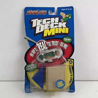 🔥Tech Deck Mini Hook-Ups Collect & Connect VTG 1999 NEW SEALED MOC W Ramp!🔥 • $62