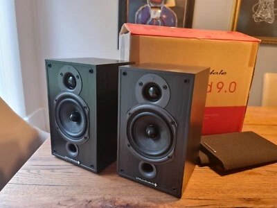 £51 • Buy Wharfdale Diamond 9 Bookshelf Speakers 75w 6 Ohms Black Loudspeakers HiFi Stereo