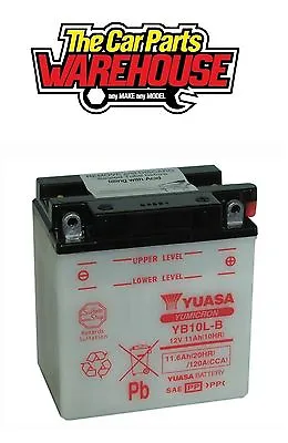 YB10L-B Genuine Yuasa Motorcycle ATV Quad Buggy Battery XX With Acid Xx • £54.79