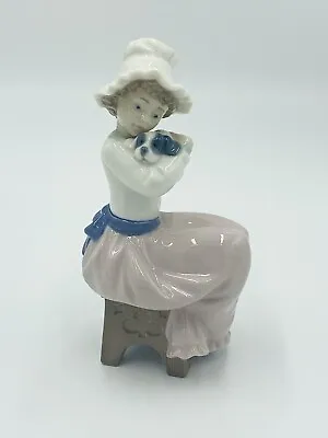 Nao By Lladro Porcelain Statue Figurine A Big Hug 1980s Collection 17cm • $88