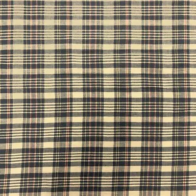 Madras Plaid Fabric (Style 16003) 100% Cotton 44/45  Wide Sold By The Yard • $7.99