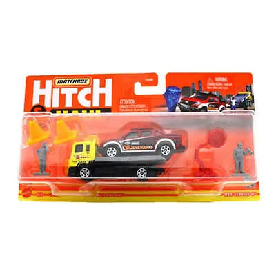 Matchbox Hitch & Haul Vehicle - MBX SERVICE II (Chevy Colorado & Flatbed Truck) • $22.89