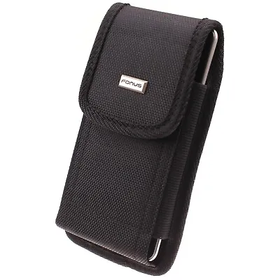 For Galaxy S23/S20/S21/FE - Rugged Case Belt Clip Holster Canvas Cover Pouch • $18.04