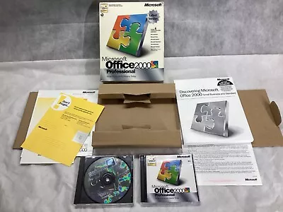 Microsoft Office 2000 Professional & Office 2000 Standard With Both Product Keys • $65