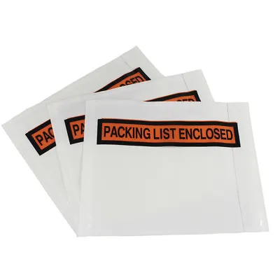 500 - 4.5  X 5.5  Packing List Enclosed Invoice Envelope Adhesive Pouch Sleeve • $19.99
