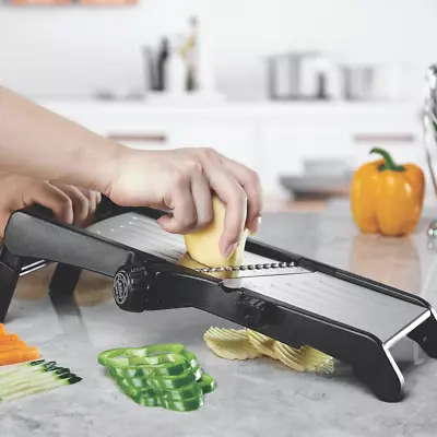 £23.99 • Buy IDEAL Pro Mandoline Vegetable Slicer, Professional, Adjustable Stainless Steel 
