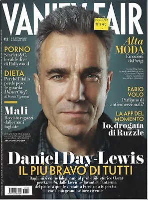 Daniel Day Lewis Vanity Fair Magazine Italia Italy 2/6/13 • $29.99