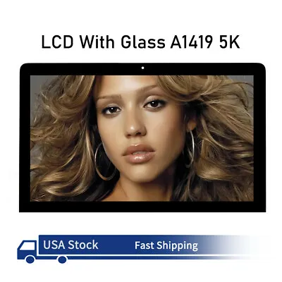 $428 • Buy LCD Screen LM270QQ1(SD)(A2)(B1)(B2) For IMac A1419 5K 27  Glass EMC3070 2834 USA