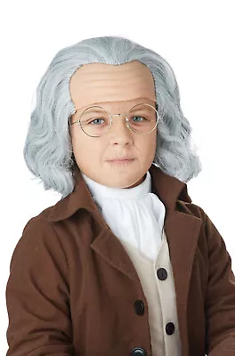 Child Colonial Benjamin Franklin Wig (Gray) • $10.76