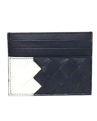 Pre Loved Bottega Veneta Elegant Black Leather Credit Card Case  -  Wallets • $471