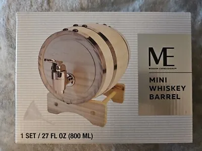 Mini Whiskey Barrel Modern Expressions 27oz New In Box • $25