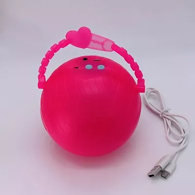 LOL Surprise Portable Carrying Speaker Bluetooth Light Up USB Rechargeable Pink • $15.95