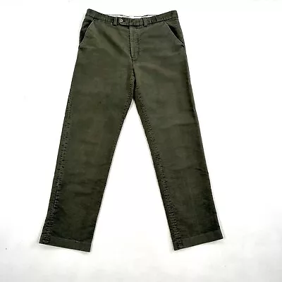 Hoggs Of Fife Moleskin Trousers Waist 38  Leg 33  Monarch Green Classic Cut  • $56.03