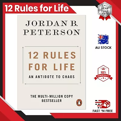 NEW 12 Rules For Life 2019 By Jordan B. Peterson Paperback Book | FREE SHIPPING • $16.99