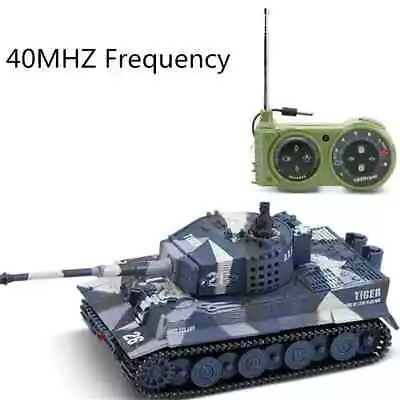 RC Micro TANK Mini RC KING TIGER TANK  W/ Engine Sounds D-CAMO 40mhz • $17.99