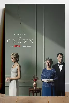 The Crown Olivia Colman Poster | Queen Elizabeth II Wall Art Print | TV Show The • £19.99