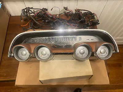 1963 1964 Mercury Marauder Dash Instrument Cluster Trim Speedometer Bezel Gauges • $559.96