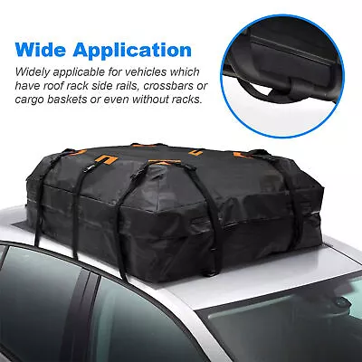 Car Roof  Rack  Cargo Bag Luggage Storage Bag Travel Waterproof U5O2 • $47.99