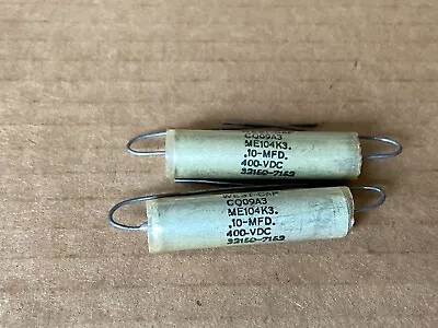 2 NOS Vintage .1 Uf 400v West-Cap Vitamin Q PIO Capacitors Oil Tone Caps C (Qty) • $32