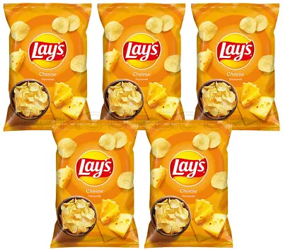 5 LAYS CHEESE Flavor Potato Chips Snacks Crisps 130g 4.6oz • £32.90