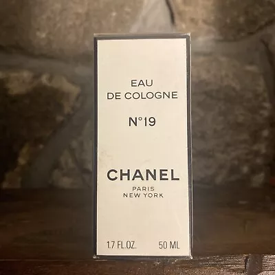 Vintage Chanel Paris New York N°19 Eau De Cologne Spray 1.7 FL. OZ. 50 ML New • $132