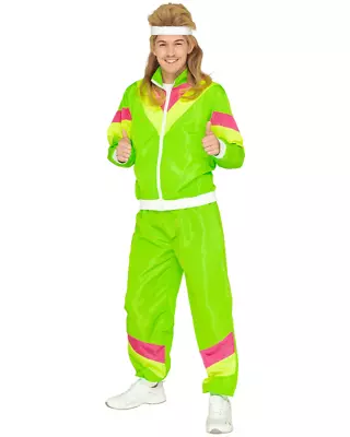 80s Neon Tracksuit Mens Costume • $49.99