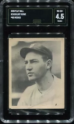 1939 Play Ball R334 #60 Schoolboy Rowe Detroit Tigers - Rookie - GMA 4.5 VG/Ex+ • $29.95