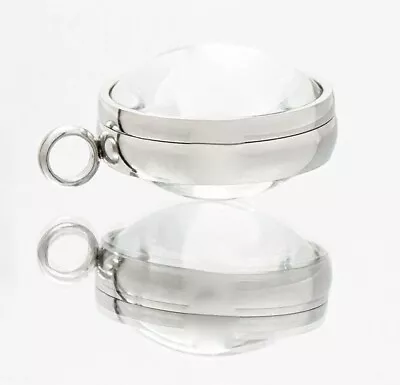 Curved Glass 17mm Living Memory Locket Floating Locket Necklace 17mm Pendant • $8