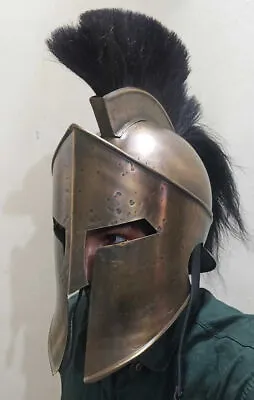 300 SPARTAN Helmet Medieval King Leonidas Armour Roman Costume Halloween • $195.09