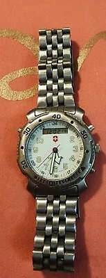 RARE Victorinox Swiss Army -Sportline – Unknown Watch 9 Analog-Digital • $55