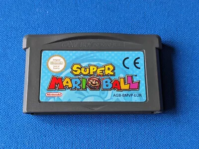 Super Mario Ball GameBoy Advance Genuine Cartridge PAL UK Tested & Working • £16.99