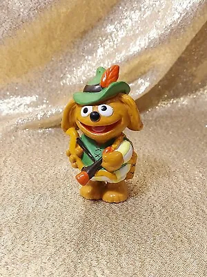 Vintage 1989 Applause Muppet Babies Rowlf The Dog As Robin Hood PVC Figure Toy • $26.25