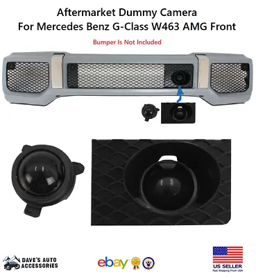 Dummy Camera & Mesh Holder  For Mercedes Benz G-Class W463 AMG Front Bumper • $85