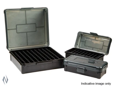 Frankford Arsenal Hinged Ammunition Box Pistol 100 Round 25ACP 380 9MM F1001 • $25