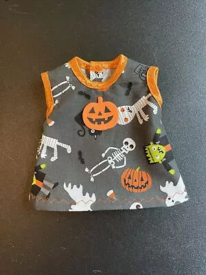 $5 • Buy 12  13” Doll Clothes Baby Alive Pumpkin Skeleton Halloween Costume ￼Dress