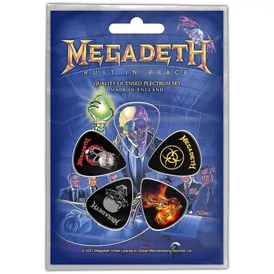 Megadeth -  Rust In Peace  - Plectrum Gift Set - U.k. Seller - Official Item • £5.99