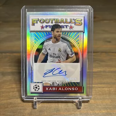 Xabi Alonso Refractor Auto #51/75 Topps Finest Flashbacks UCL 2021-22 Autograph • $51