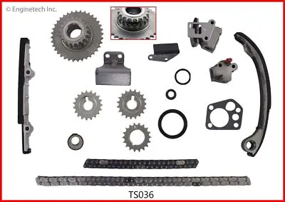 Enginetech TS036 Timing Chain Set For 98-04 Nissan 2.4L/2389 DOHC L4 16V KA24DE • $96.83