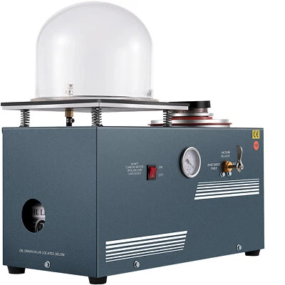 $600.99 • Buy VEVOR 2L Jewelry Vacuum Cast Investment 3CFM Lost Wax Investing Machine W/ Bell