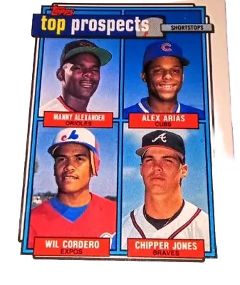 Chipper Jones Rookie - 1992 Topps Top Prospects  • $0.49
