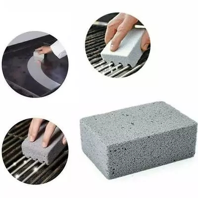 BBQ Scraper Pumice Grill Cleaner Cleaning Stone Brick Block Griddle Kit S1R5 • $7.78