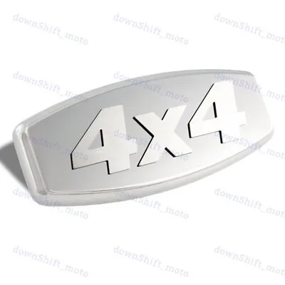 4X4 LOGO 3D Stainless Steel Hitch Cover 2 /1.25  Trailer Tow Receiver For GMC • $9.99