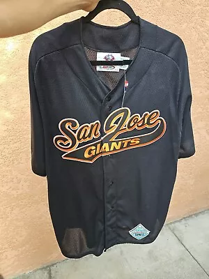 Mens Large Vtg Authentic Apparel San Jose Giants Express Jersey Minor League  • $55.55