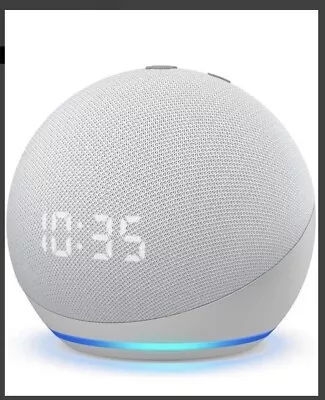 Amazon Echo Dot (4th Gen.) Smart Speaker - Glacier White • $20